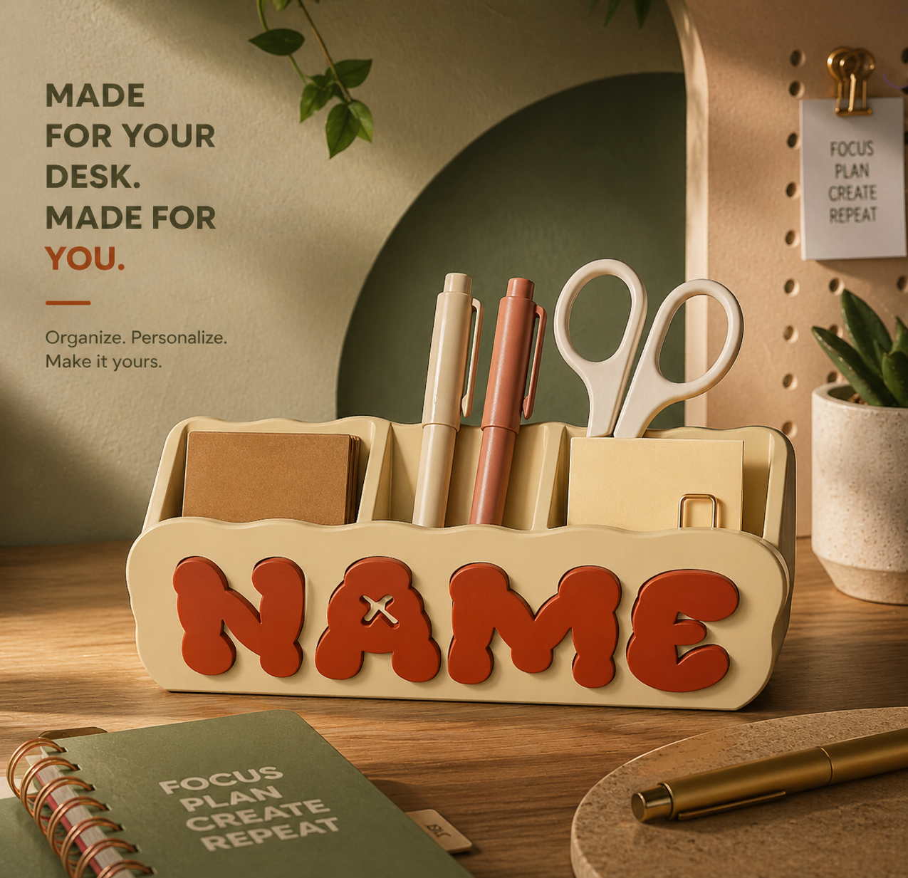 Custom Desk Organizer (Name)